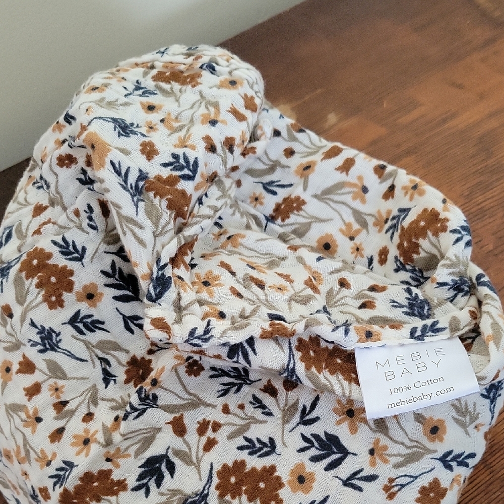 Mebie Baby Floral Cotton Blanket